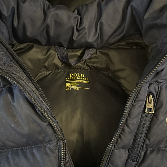 Navy, Polo Ralph Lauren puffer coat. - Picture 2 of 4